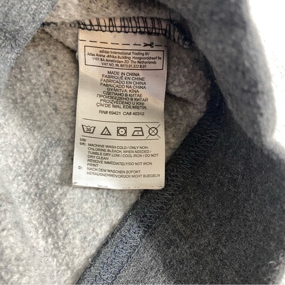 Reebok Grey Crew Cut Pull Over Sweater Large - Picture 6 of 6